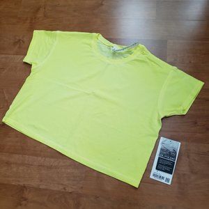 NWT Lululemon Cates Tee Highlight Yellow 6